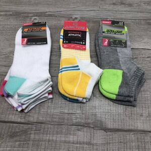 Socks Ladies Low Cut 7 Pair Athletic Shoe Size 5-9